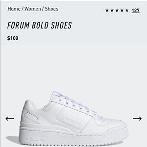 Adidas forum bold sneakers